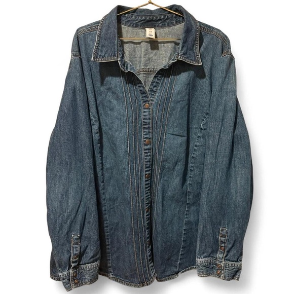 Old Navy Jackets & Blazers - Old Navy Plus Fall 2004 Denim Jean Jacket Shirt